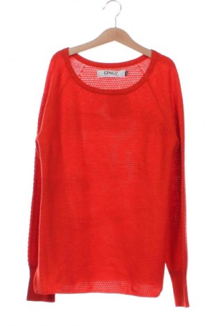 Dámsky pulóver ONLY, Veľkosť XS, Farba Červená, Cena  3,95 €