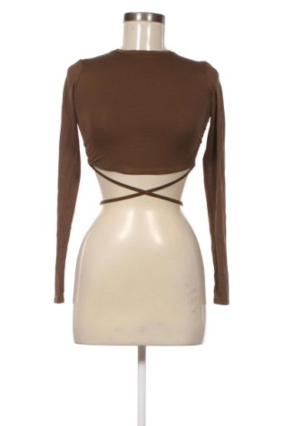 Dámská halenka Bershka, Velikost XS, Barva Hnědá, Cena  277,00 Kč