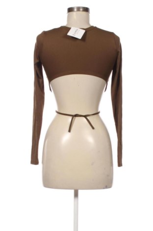 Dámská halenka Bershka, Velikost XS, Barva Hnědá, Cena  277,00 Kč