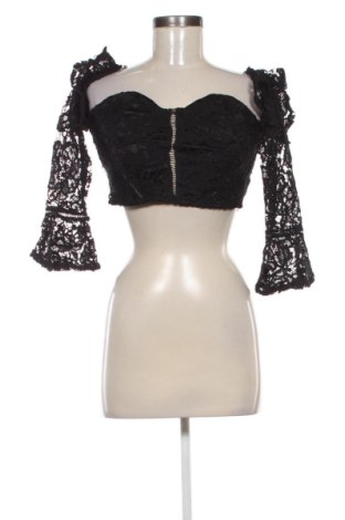 Дамска блуза Boohoo, Размер M, Цвят Черен, Цена 9,70 €