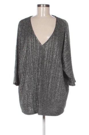 Γυναικεία μπλούζα Kiabi, Μέγεθος 3XL, Χρώμα Ασημί, Τιμή 18,99 €