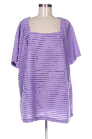 Bluzka damska Laura Torelli, Rozmiar 3XL, Kolor Fioletowy, Cena 83,99 zł