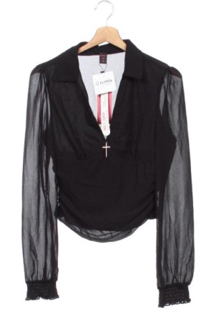 Дамска блуза Romwe, Размер M, Цвят Черен, Цена 15,85 €