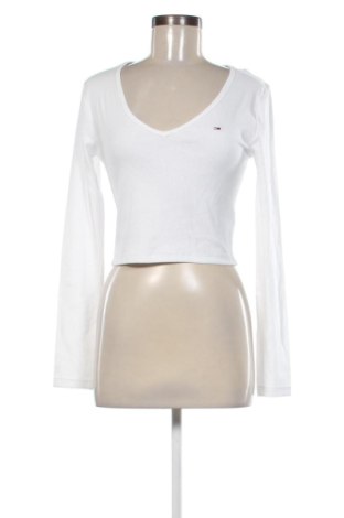 Bluză de femei Tommy Jeans, Mărime M, Culoare Alb, Preț 83,99 Lei, #135792739