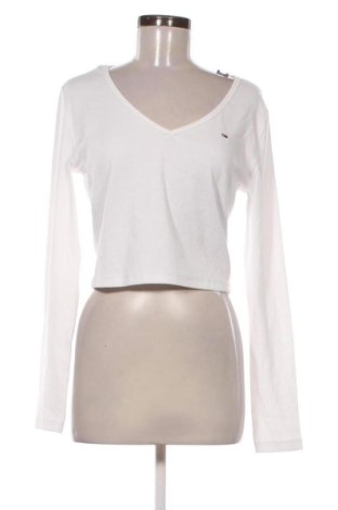 Bluzka damska Tommy Jeans, Rozmiar L, Kolor Biały, Cena 191,99 zł