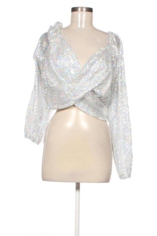 Bluzka damska Unbranded, Rozmiar 3XL, Kolor Srebrzysty, Cena 83,99 zł