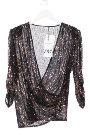 Dámská halenka Zara, Velikost XS, Barva Hnědá, Cena  897,00 Kč