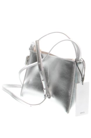 Γυναικεία τσάντα Mango, Χρώμα Ασημί, Τιμή 47,99 €