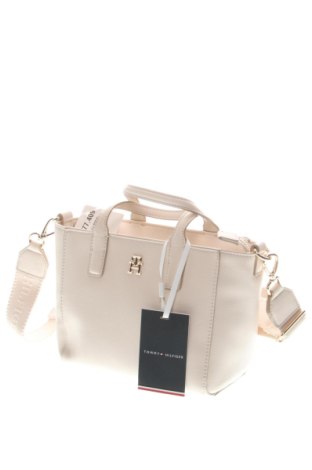 Geantă de femei Tommy Hilfiger, Culoare Bej, Preț 407,99 Lei