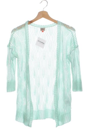 Дамска жилетка ONLY, Размер XS, Цвят Зелен, Цена 14,31 €