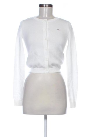 Cardigan de damă Tommy Jeans, Mărime XS, Culoare Alb, Preț 475,99 Lei