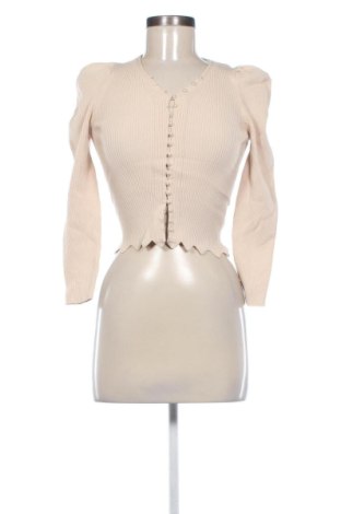 Γυναικεία ζακέτα Unbranded, Μέγεθος S, Χρώμα  Μπέζ, Τιμή 17,99 €