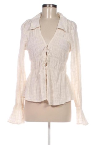 Damska koszula Bershka, Rozmiar XL, Kolor Beżowy, Cena 69,66 zł