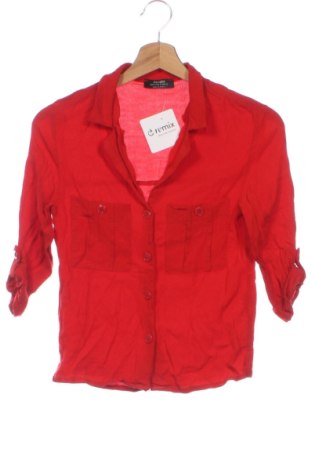 Дамска риза Bershka, Размер XS, Цвят Червен, Цена 13,00 €