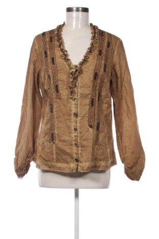 Дамска риза Biba, Размер L, Цвят Кафяв, Цена 13,29 €