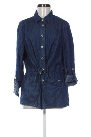 Γυναικείο πουκάμισο Gina Laura, Μέγεθος L, Χρώμα Μπλέ, Τιμή 19,99 €