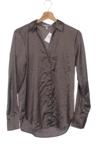 Cămașă de femei H&M, Mărime XS, Culoare Maro, Preț 67,77 Lei