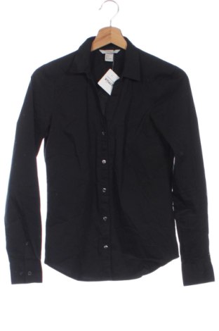Cămașă de femei H&M, Mărime XS, Culoare Negru, Preț 66,16 Lei