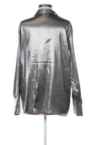 Γυναικείο πουκάμισο H&M Divided, Μέγεθος M, Χρώμα Ασημί, Τιμή 17,00 €