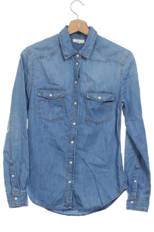 Дамска риза H&M L.O.G.G., Размер XS, Цвят Син, Цена 13,00 €