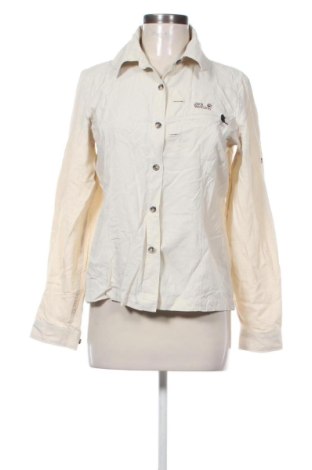 Γυναικείο πουκάμισο Jack Wolfskin, Μέγεθος M, Χρώμα Εκρού, Τιμή 33,99 €