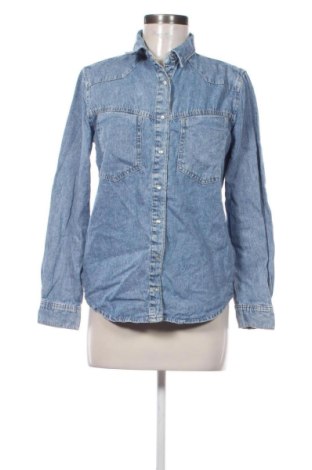 Γυναικείο πουκάμισο Mango, Μέγεθος S, Χρώμα Μπλέ, Τιμή 9,99 €