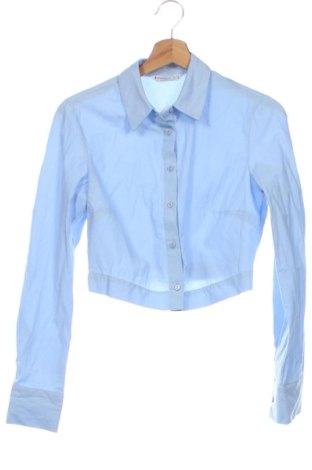 Cămașă de femei Stradivarius, Mărime XS, Culoare Albastru, Preț 67,77 Lei