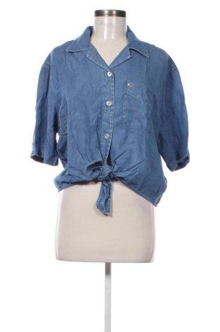 Damenbluse Tommy Jeans, Größe L, Farbe Blau, Preis € 84,99