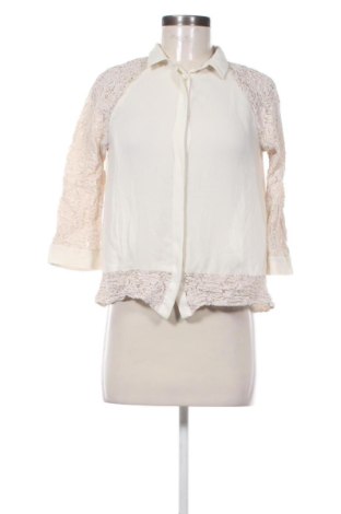 Дамска риза Zara, Размер M, Цвят Екрю, Цена 14,00 €