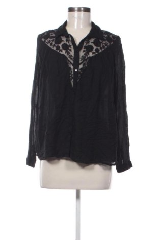 Γυναικείο πουκάμισο Zara, Μέγεθος L, Χρώμα Μαύρο, Τιμή 16,99 €