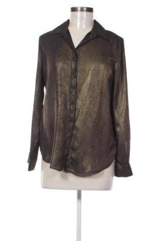 Cămașă de femei Zara, Mărime M, Culoare Auriu, Preț 83,41 Lei