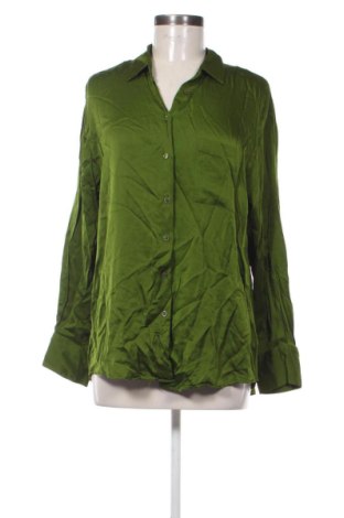 Γυναικείο πουκάμισο Zara, Μέγεθος M, Χρώμα Πράσινο, Τιμή 17,00 €