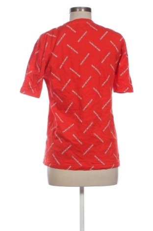 Γυναικείο t-shirt Calvin Klein Jeans, Μέγεθος S, Χρώμα Κόκκινο, Τιμή 18,99 €