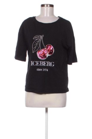 Tricou de femei Iceberg, Mărime M, Culoare Negru, Preț 182,46 Lei