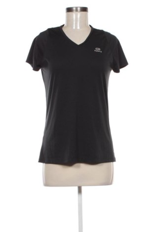 Γυναικείο t-shirt Kalenji, Μέγεθος M, Χρώμα Μαύρο, Τιμή 7,09 €