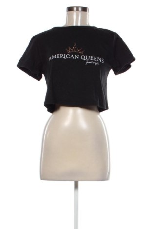 Γυναικείο t-shirt Kendall & Kylie, Μέγεθος XS, Χρώμα Μαύρο, Τιμή 14,00 €