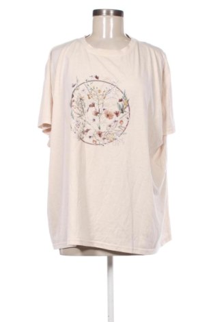 Tricou de femei SHEIN, Mărime 4XL, Culoare Bej, Preț 45,73 Lei