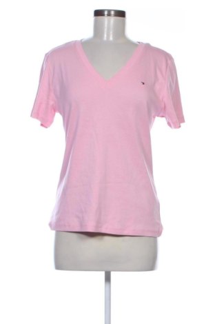 Damski T-shirt Tommy Hilfiger, Rozmiar XL, Kolor Różowy, Cena 154,99 zł