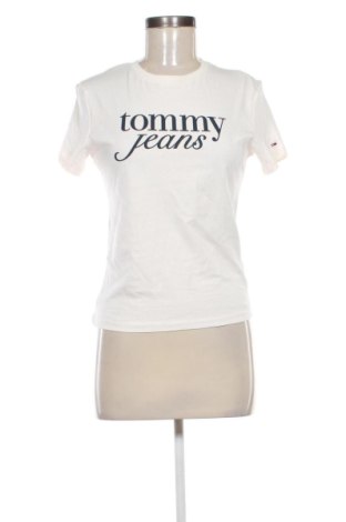 Damen T-Shirt Tommy Jeans, Größe L, Farbe Ecru, Preis 33,99 €