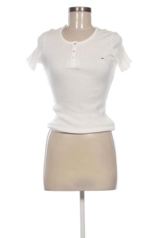 Damen T-Shirt Tommy Jeans, Größe S, Farbe Weiß, Preis 44,99 €