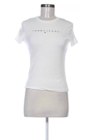 Tricou de femei Tommy Jeans, Mărime M, Culoare Alb, Preț 186,99 Lei