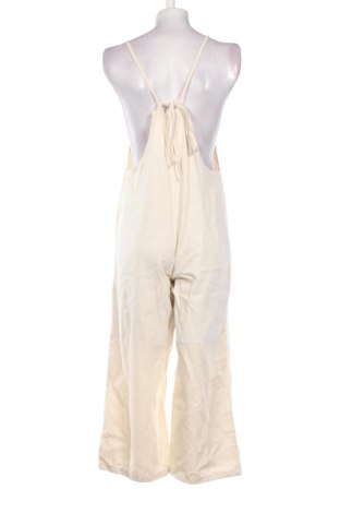 Дамски дълъг гащеризон Bershka, Размер S, Цвят Екрю, Цена 24,54 €