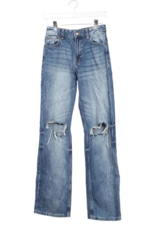 Dámské džíny  Bershka, Velikost XS, Barva Modrá, Cena  425,00 Kč