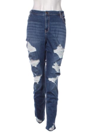 Damskie jeansy Hollister, Rozmiar 3XL, Kolor Niebieski, Cena 112,53 zł