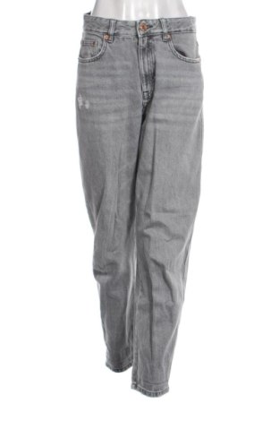 Blugi de femei Pull&Bear, Mărime L, Culoare Gri, Preț 78,20 Lei