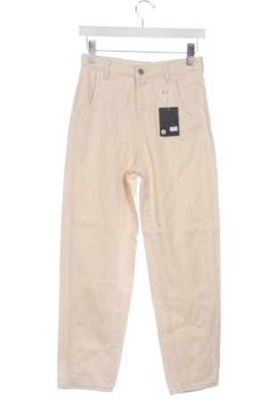 Дамски дънки Unbranded, Размер XS, Цвят Бежов, Цена 24,03 €