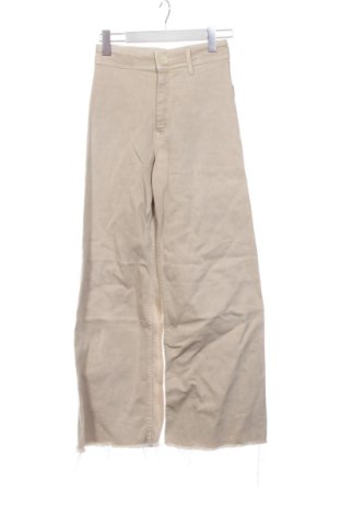 Dámske džínsy  Zara, Veľkosť XS, Farba Béžová, Cena  14,95 €