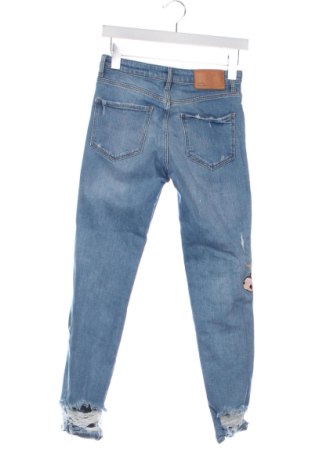 Blugi de femei Zara, Mărime XS, Culoare Albastru, Preț 71,99 Lei
