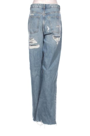 Blugi de femei Zara, Mărime L, Culoare Albastru, Preț 85,99 Lei