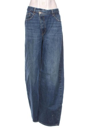 Blugi de femei Zara, Mărime XL, Culoare Albastru, Preț 85,99 Lei